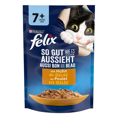 Felix Le Ghiottonerie Senior in buste 26 x 85 g Alimento umido per gatto - Pollo