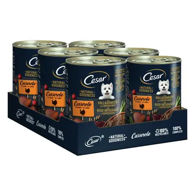 Cesar Natural Goodness Umido per cane - Set %: 12 x 400 g Tacchino e Superfoods