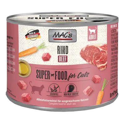 MAC's Cat 12 x 200 g Alimento umido per gatti - Mix Carne