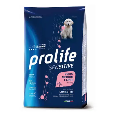 Prolife Sensitive Puppy Medium/Large Agnello & Riso Crocchette cane - Set %: 2 x 10 kg