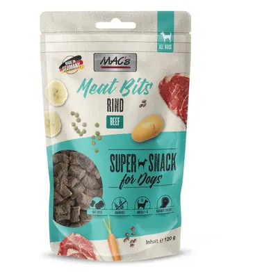 MAC's Meat Bits Snack per cane - Set %: 6 x 120 g Manzo