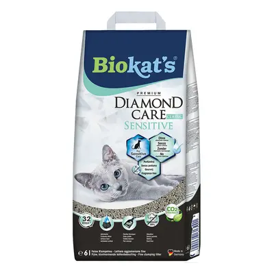 Lettiera Biokat's Diamond Care Sensitive Classic - 6 L (ca. 6 kg)