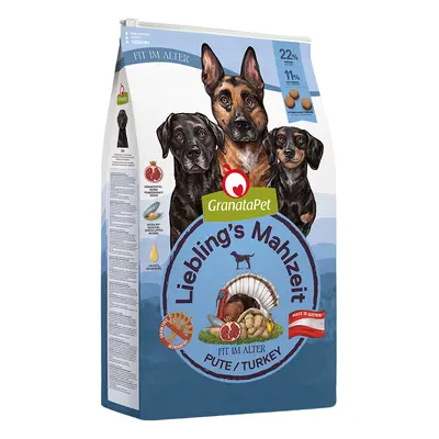 Multipack risparmio! 2 x 10 kg / 12 kg GranataPet Crocchette per cane - 2 x 10 kg Senior Tacchin