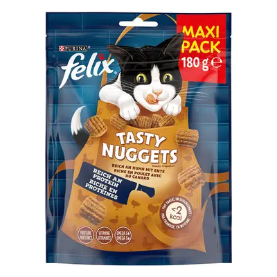 Felix Tasty Nuggets Pollo e Anatra Snack per gatto - Set %: 2 x 180 g