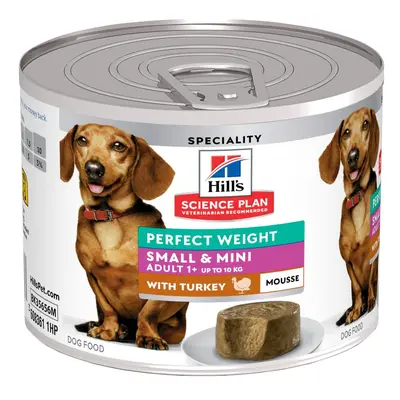 Hill's Science Plan Perfect Weight Adult Small & Mini Mousse umido per cane - Set %: 24 x 200 g