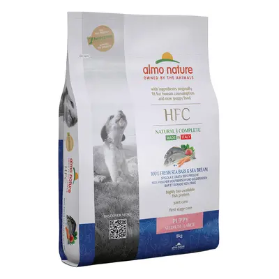 Multipack risparmio! 2 x 1,2 / 8 kg Almo Nature HFC Crocchette per cani - 2 x 8 kg HFC M-L Puppy