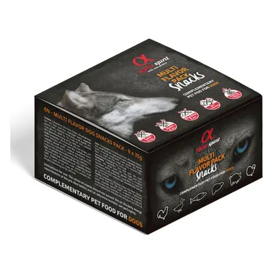 Pacco misto Alpha Spirit Dog Snack - 9 x 35 g