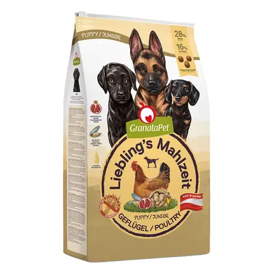 Multipack risparmio! 2 x 10 kg / 12 kg GranataPet Crocchette per cane - 2 x 10 kg Junior Pollo