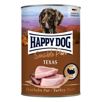 Happy Dog Sensible Pure 24 x 400 g Umido cane - Mix: Bufalo, Tacchino, Anatra