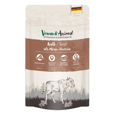 Venandi Animal Monoprotein 24 x 125 g umido gatto - Vitello