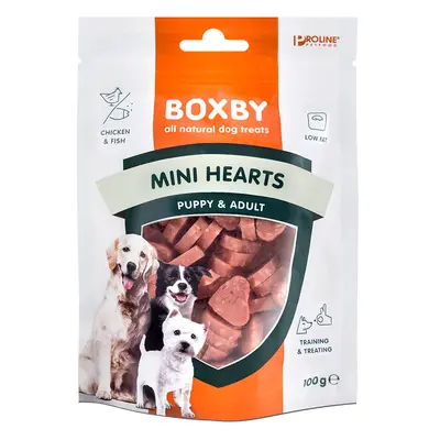 Boxby Puppy Mini Hearts Snack per cuccioli - Set %: 3 x 100 g