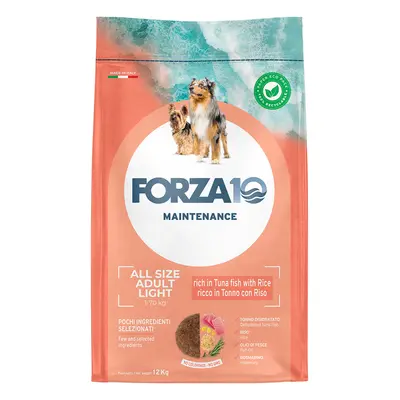 Multipack risparmio! 2 x Forza10 Maintenance Dog Crocchette cane - 2 x 12 kg Light All Breeds To