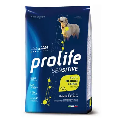 Prolife Sensitive Adult Medium/Large Coniglio & Patate - 10 kg