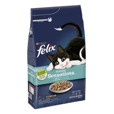 Felix Seaside Sensations con Salmone Crocchette per gatto - 4 kg