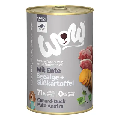 WOW Senior Anatra 6 x 400 g Alimento umido per cane - 6 x 400 g