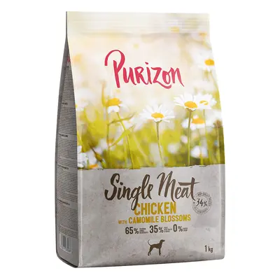 Purizon Single Meat Adult Pollo con Zucca e Fiori di camomilla per cani - Set %: 4 x 1 kg