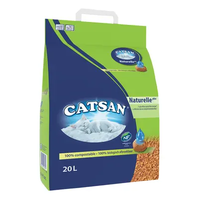 Lettiera Catsan Naturelle Plus - 20 L (ca. 8,6 kg)