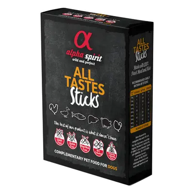 Alpha Spirit Sticks All 6 Tastes Pacco misto Snack per cani - Set %: 2 x 24 pz (6 gusti assortit