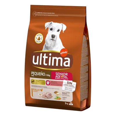 Ultima Mini Senior Pollo Crocchette per cane - 3 kg