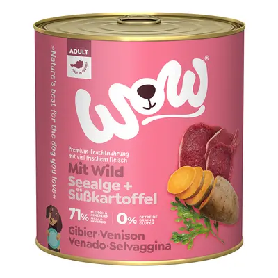 WOW Adult 6 x 800 g Alimento umido per cane - Selvaggina