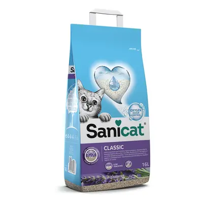 Lettiera Sanicat Classic Lavanda - Set %: 2 x 16 L (ca. 22 kg)