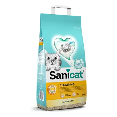 Lettiera Sanicat Senza Profumo - Set %: 2 x 10 L (ca. 18 kg)