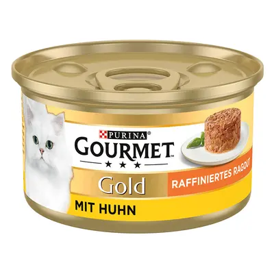 Gourmet Gold Tortini 48 x 85 g Alimento umido per gatti - Pollo