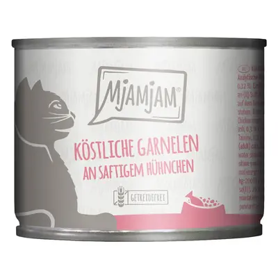 MjAMjAM 24 x 200 g umido per gatto - Gamberetti & Pollo