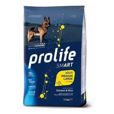 Prolife Smart Adult Medium/ Large Breed Pollo & Riso - 12 kg