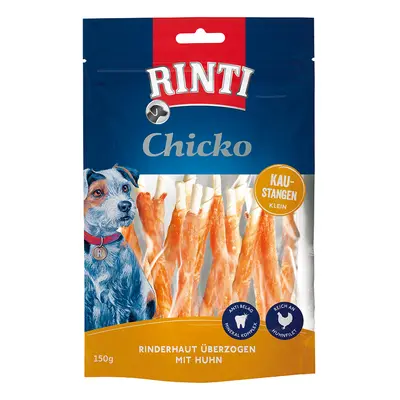 RINTI Chicko Bastoncini da masticare - piccoli Snack per cane - Set %: 18 x 150 g Pollo