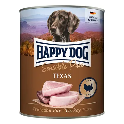 Happy Dog Pur 18 x 800 g - Tacchino puro