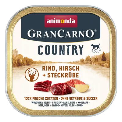 Animonda GranCarno Adult Country 22 x 150 g Umido per cane - Manzo, Cervo & Rapa