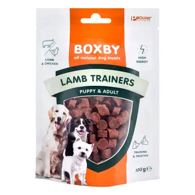 Boxby Puppy & Adult Lamb Trainer Snack per cani - Set %: 3 x 100 g