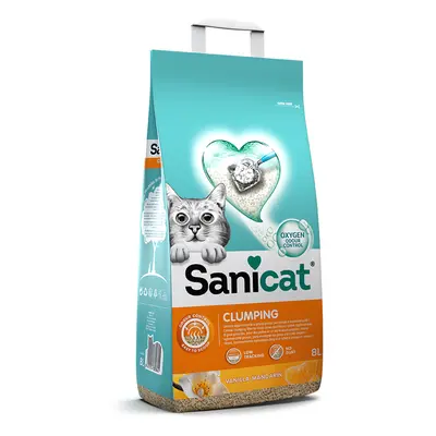 Lettiera Sanicat Vaniglia & Mandarino - Set %: 2 x 8 L (ca. 14,6 kg)