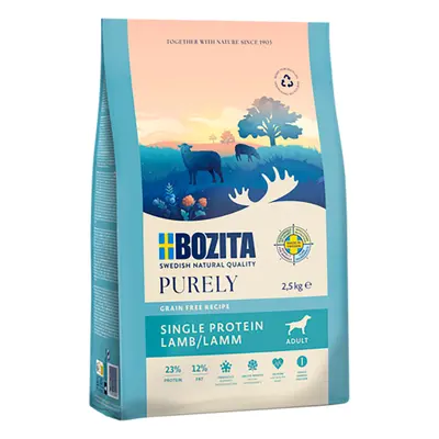 Bozita Purely Agnello senza cereali Crocchette per cane - 2,5 kg