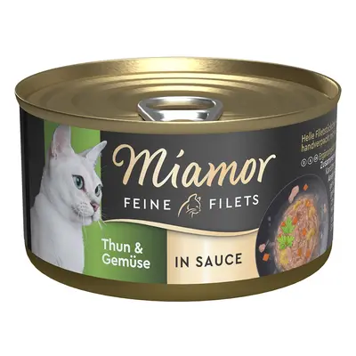 Miamor Filetto Delicato in Salsa 24 x 85 g Alimento umido per gatti - Tonno & Verdure