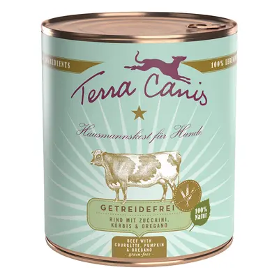 Terra Canis Senza cereali 12 x 800 g Alimento umido per cane - Mix 3: Tacchino & Manzo