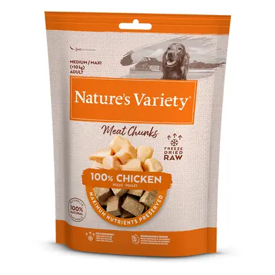 Nature's Variety Meat Chunks Snack liofilizzati per cane - Set %: 2 x 50 g Pollo