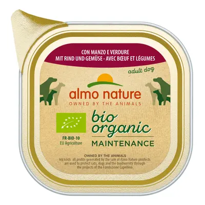 Almo Nature BioOrganic Maintenance 24 x 100 g - Mix 1: Vitello bio e Verdure bio + Manzo bio e V