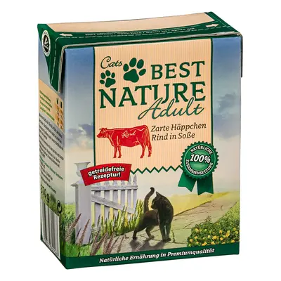 Best Nature Adult Cat 16 x 370 g Umido per gatto - Manzo in salsa