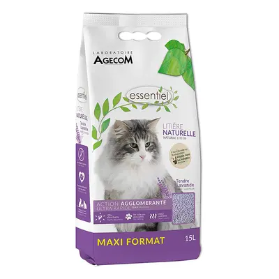 Lettiera per gatti naturale Essentiel alla lavanda - 6 L