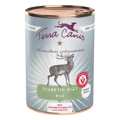 Multipack risparmio! Terra Canis Alimentum Veterinarium Diabetic Diet 12 x 400 g - Selvaggina