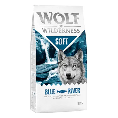 Wolf of Wilderness Soft - Blue River Salmone Crocchette per cani - Set %: 2 x 12 kg