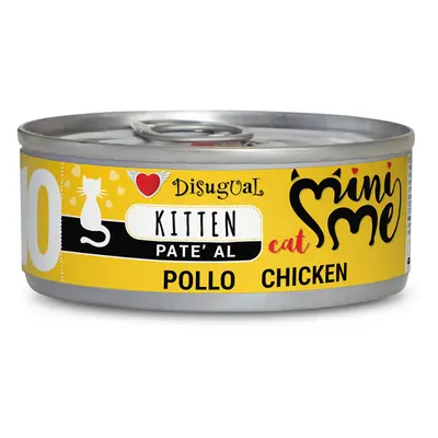 Disugual Mini-Me Kitten Pollo umido gatto - 12 x 85 g