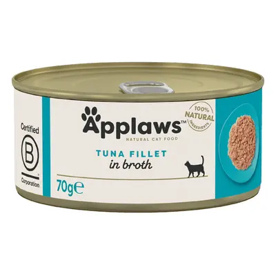 Applaws in brodo 48 x 70 g - Filetto di tonno