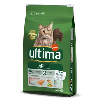 Multipack! 2 x Ultima Cat Crocchette per gatti - Adult Salmone (2 x 7,5 kg)