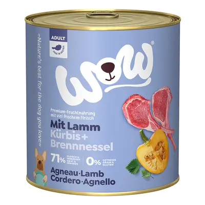 WOW Adult 6 x 800 g Alimento umido per cane - Agnello