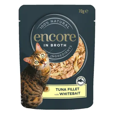 Multipack risparmio! Encore in brodo buste 48 x 70 g Umido per gatti - Tonno con Bianchetto