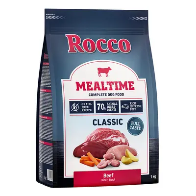 Prezzo speciale! 1 kg Rocco Mealtime Crocchette per cani - Manzo