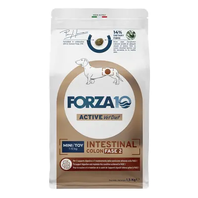 Forza10 Active Line Mini/Toy Intestinal Colon Fase 2 Crocchette cane - Set %: 3 x 1,5 kg